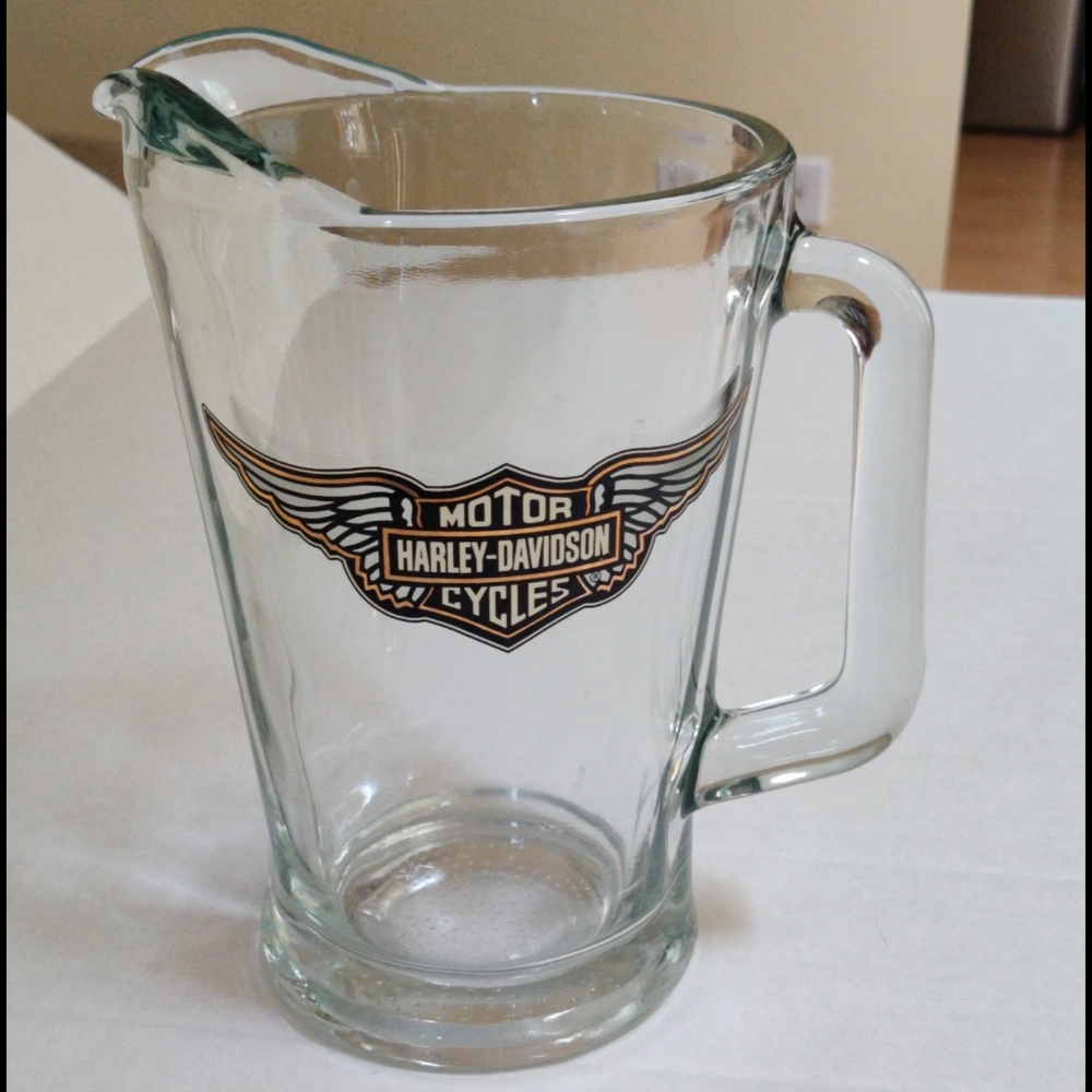 Harley-Davidson Motor Cycles Pitcher.